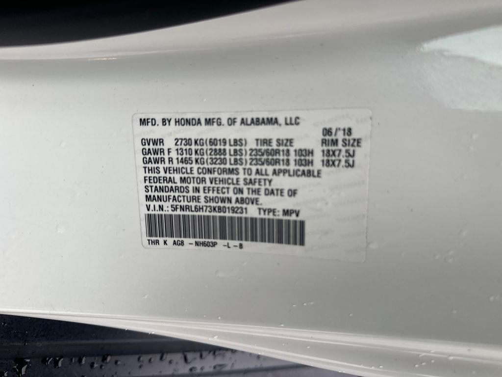 used 2019 Honda Odyssey car, priced at $24,388