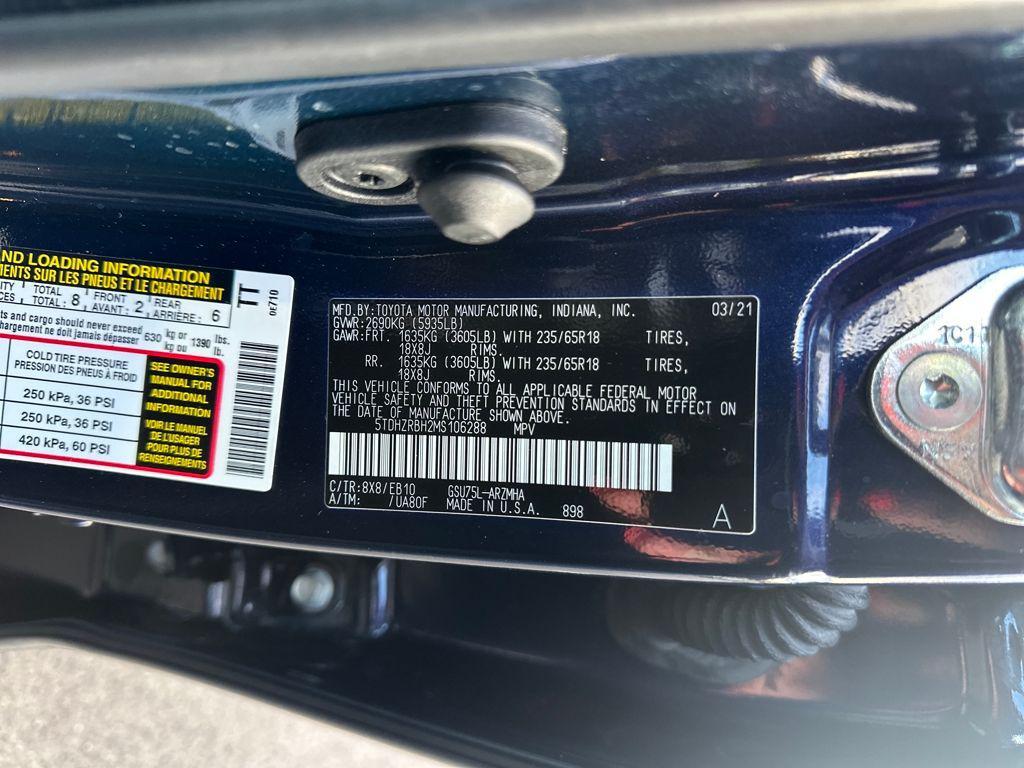 used 2021 Toyota Highlander car, priced at $24,188