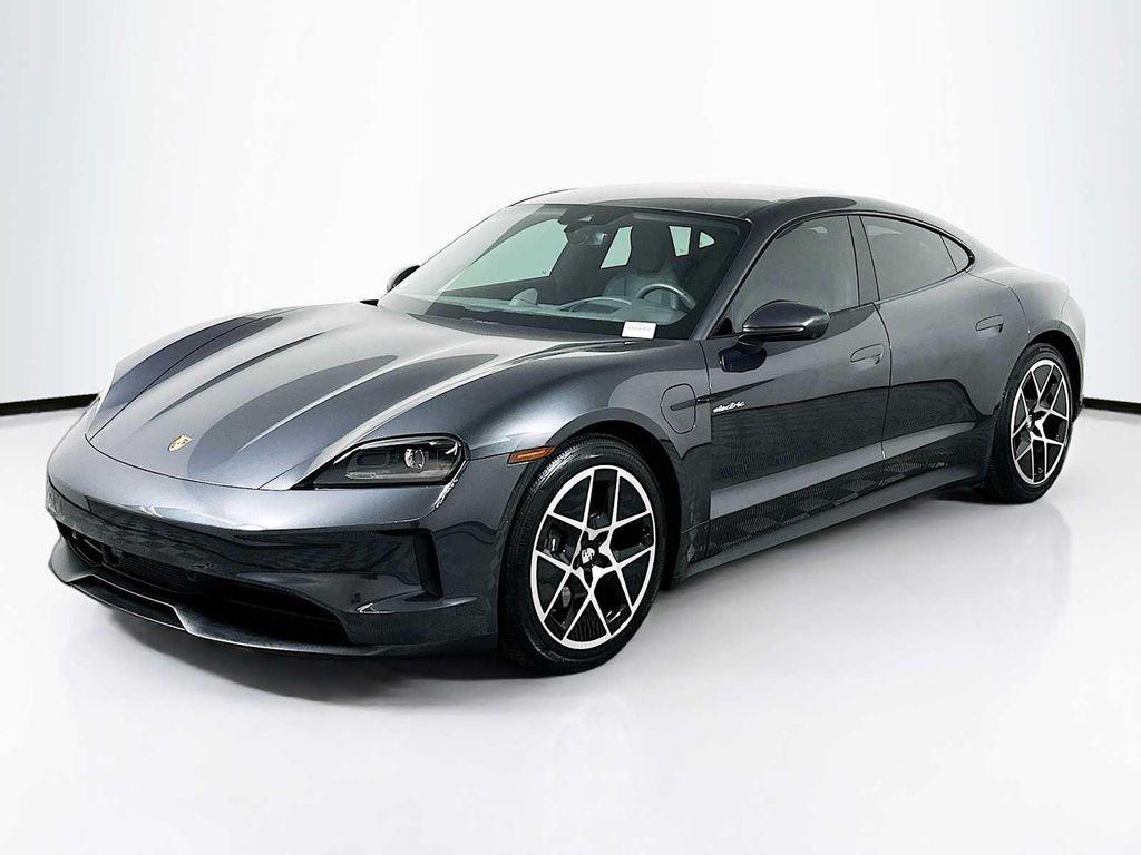 used 2025 Porsche Taycan car, priced at $112,900