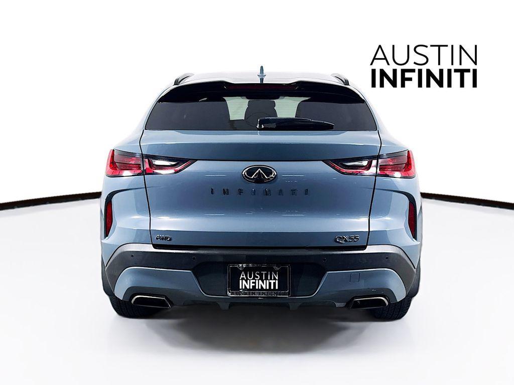 used 2022 INFINITI QX55 car, priced at $27,781