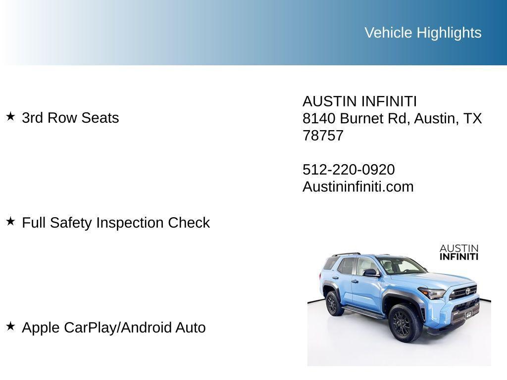 used 2025 Toyota 4Runner car, priced at $41,491