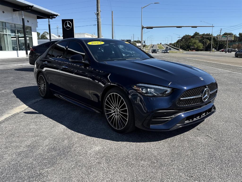 used 2023 Mercedes-Benz C-Class car, priced at $36,000