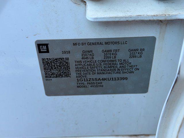 used 2019 Chevrolet Impala car, priced at $13,499