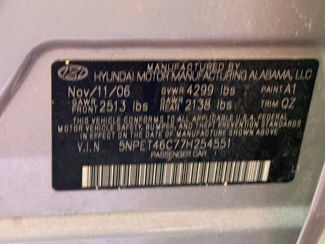 used 2007 Hyundai Sonata car, priced at $5,999