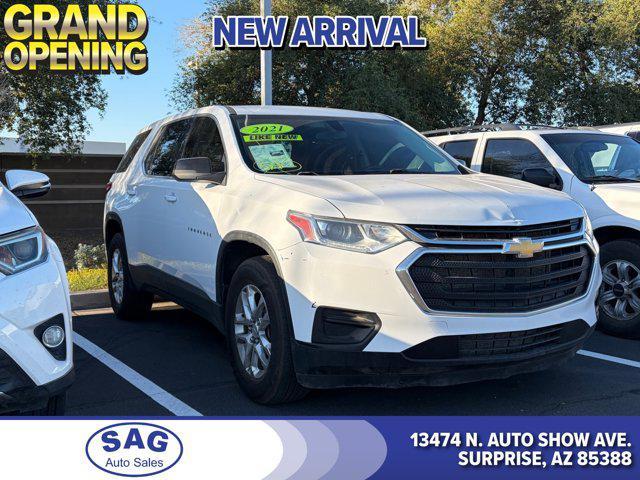 used 2021 Chevrolet Traverse car, priced at $12,999