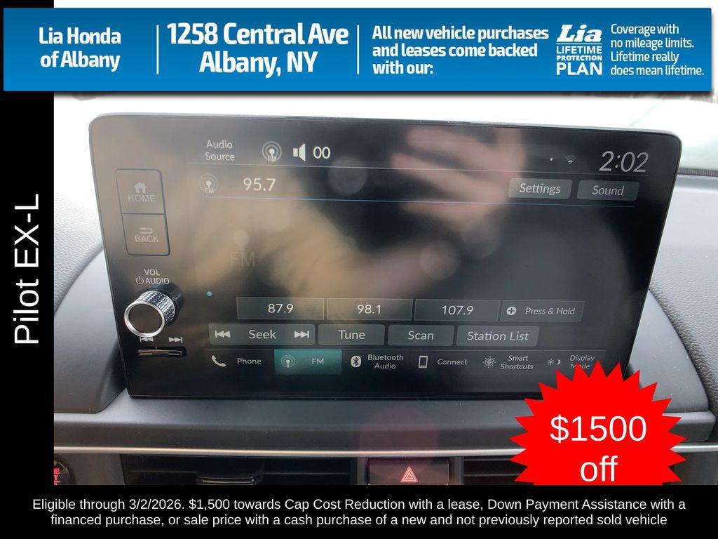 new 2025 Honda Pilot car, priced at $47,550