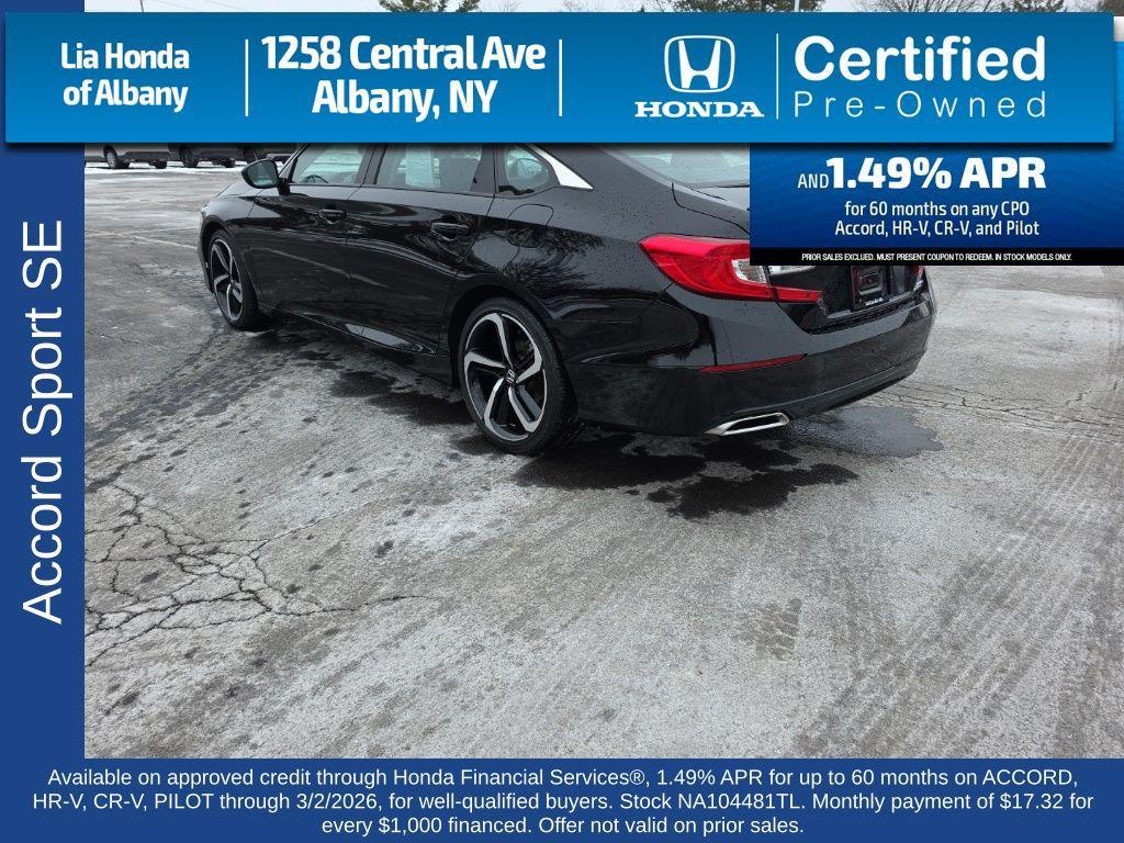 used 2022 Honda Accord car, priced at $23,995