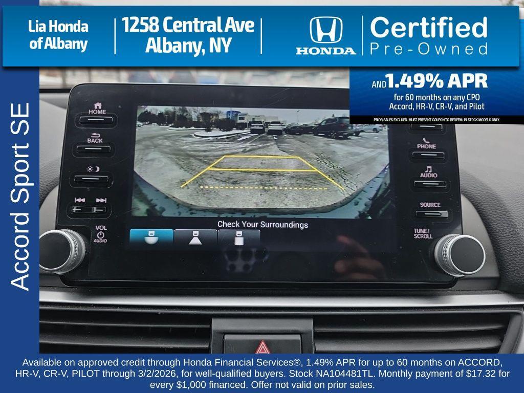 used 2022 Honda Accord car, priced at $23,995
