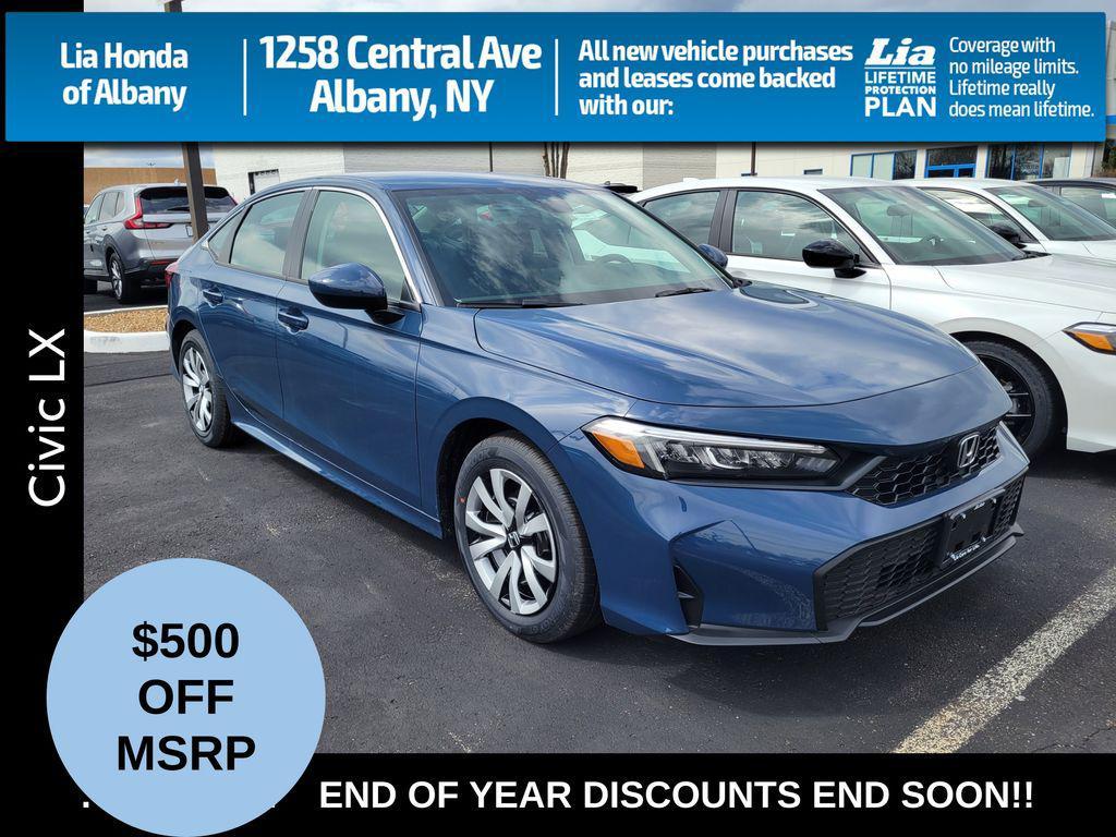 new 2026 Honda Civic car, priced at $26,345