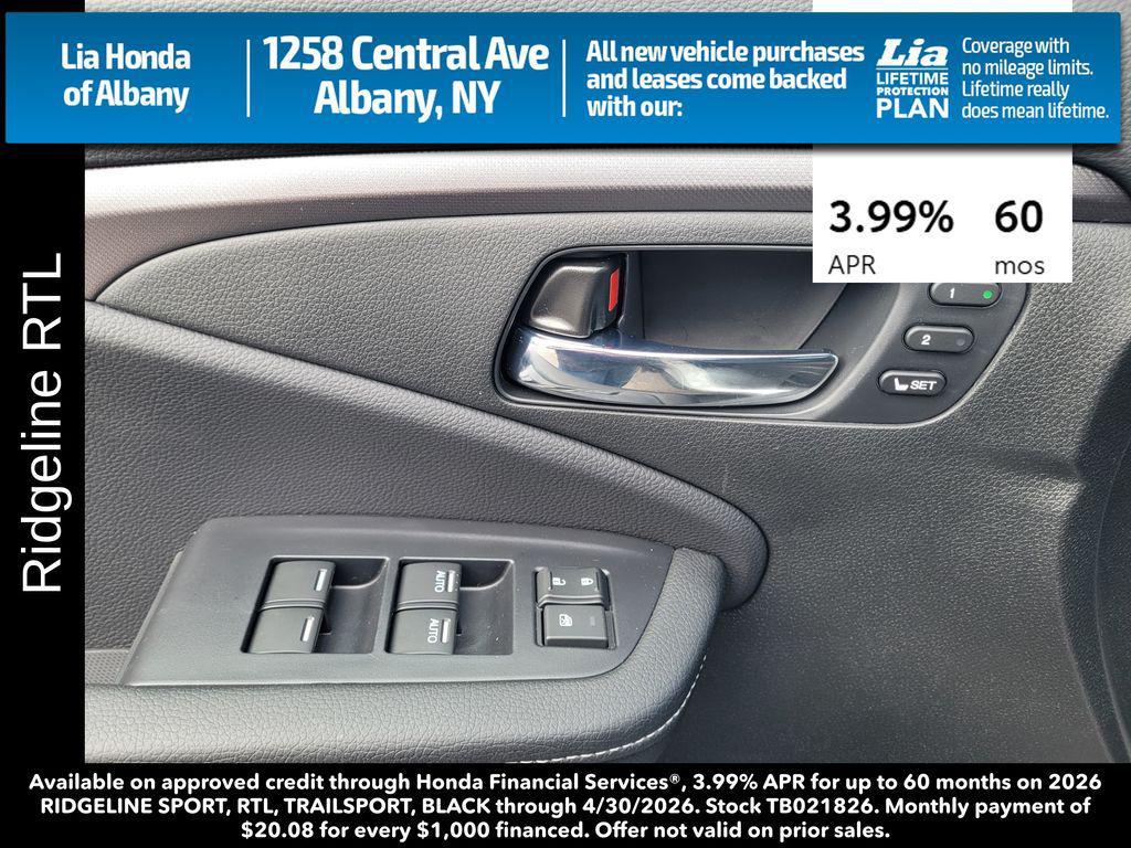 new 2026 Honda Ridgeline car, priced at $46,595