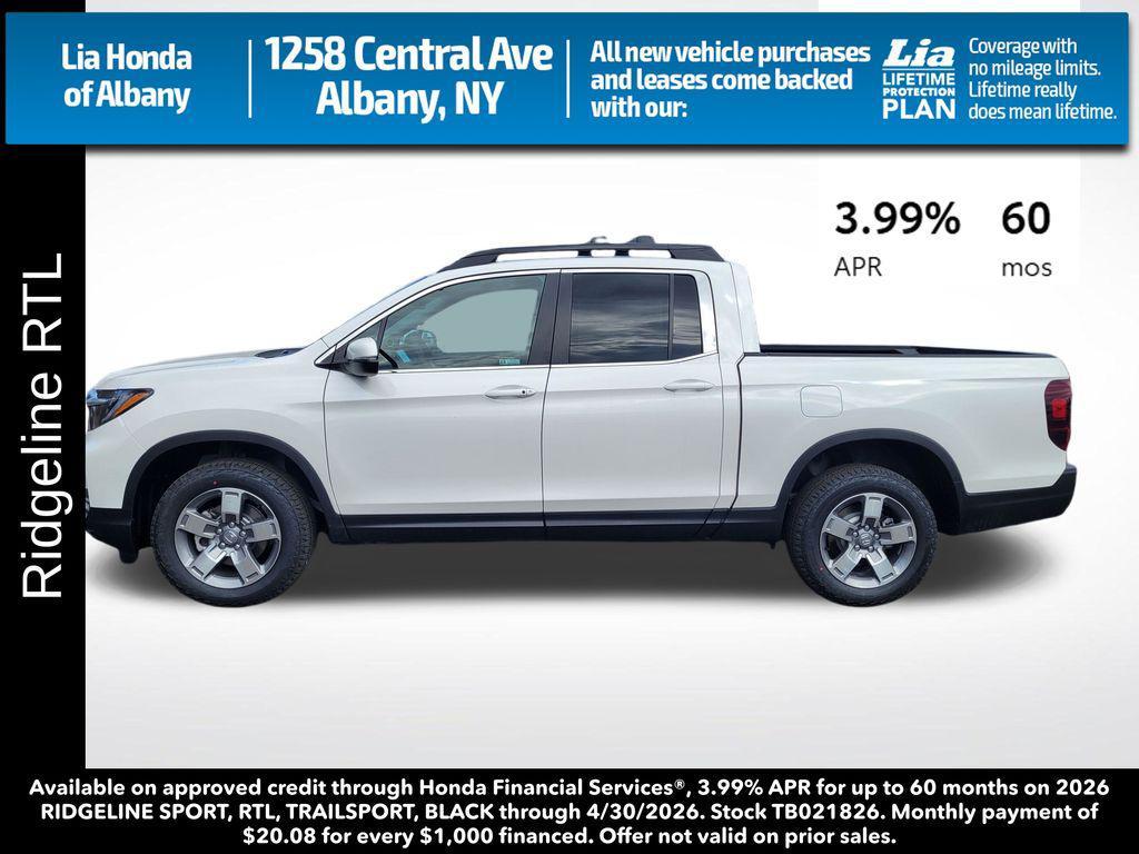 new 2026 Honda Ridgeline car, priced at $46,595