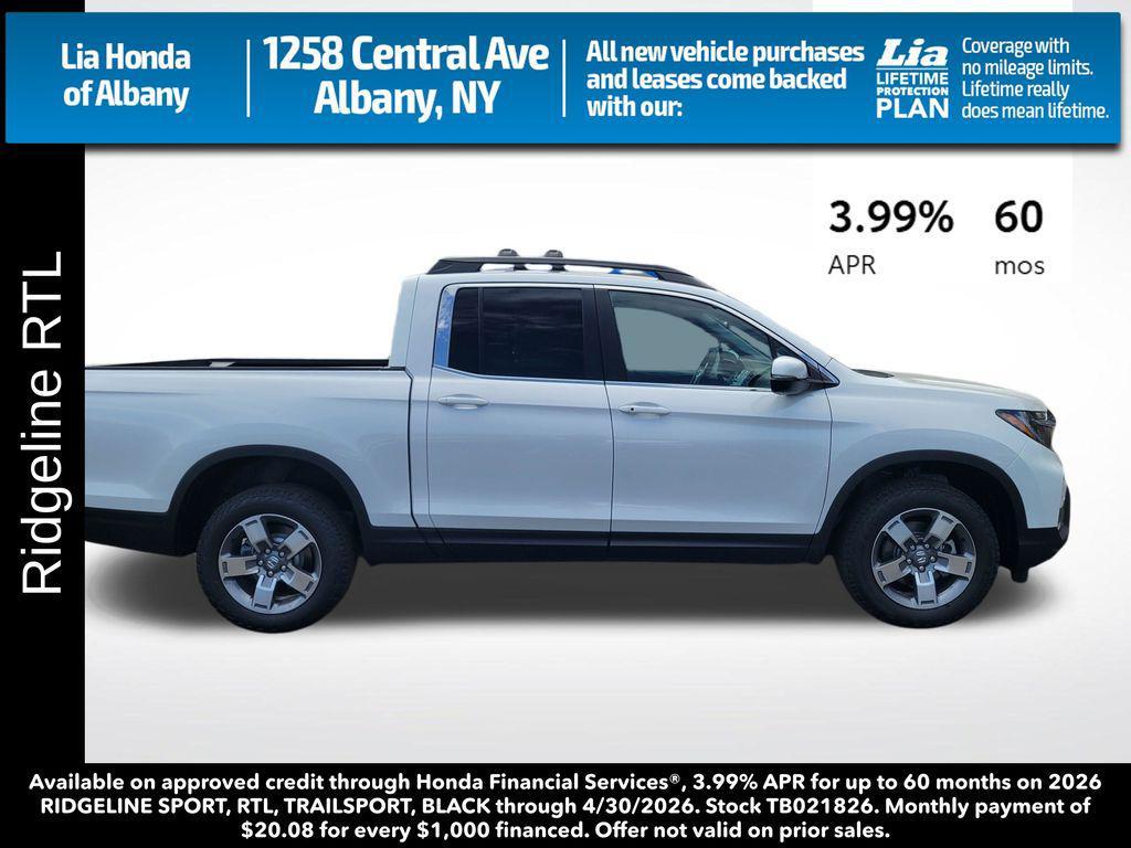 new 2026 Honda Ridgeline car, priced at $46,595