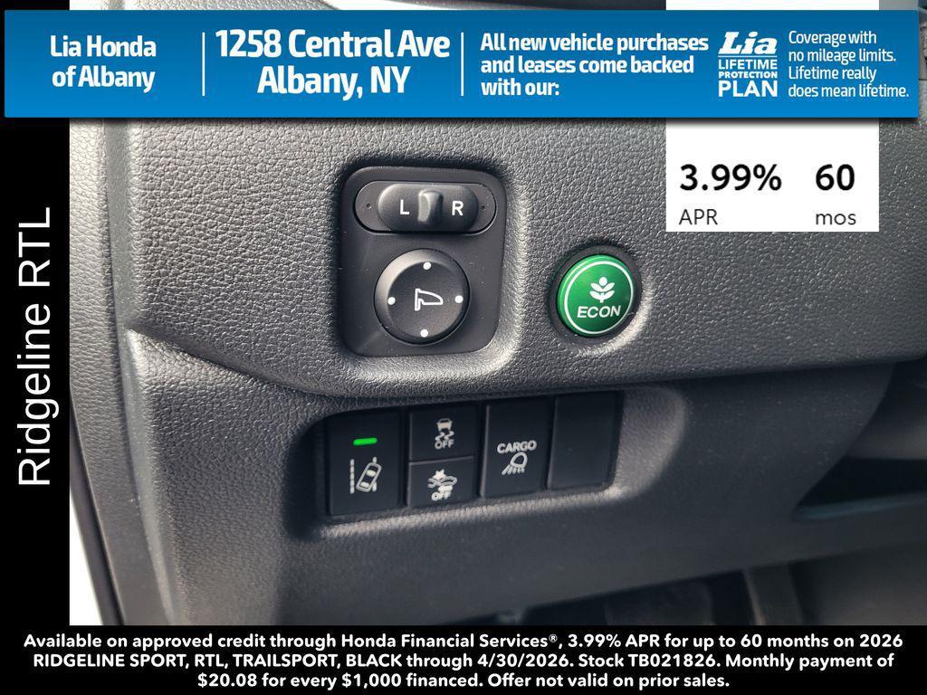 new 2026 Honda Ridgeline car, priced at $46,595