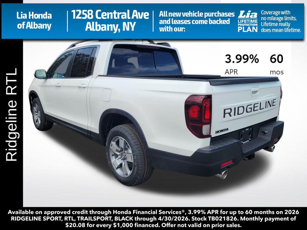 new 2026 Honda Ridgeline car, priced at $46,595