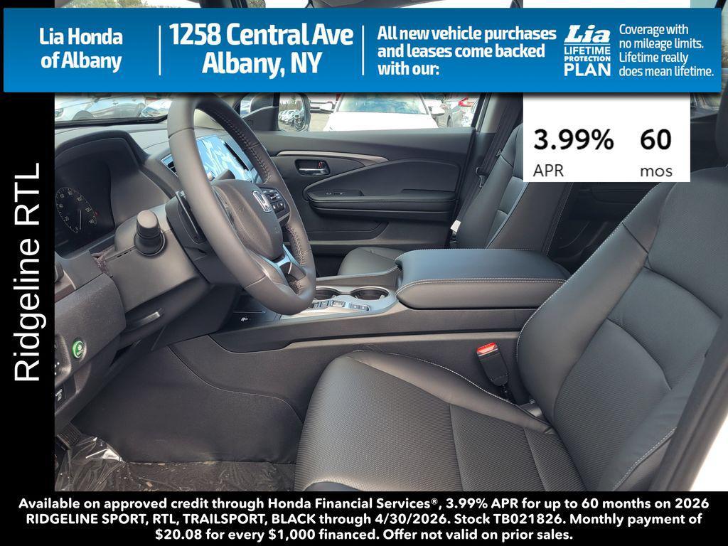 new 2026 Honda Ridgeline car, priced at $46,595