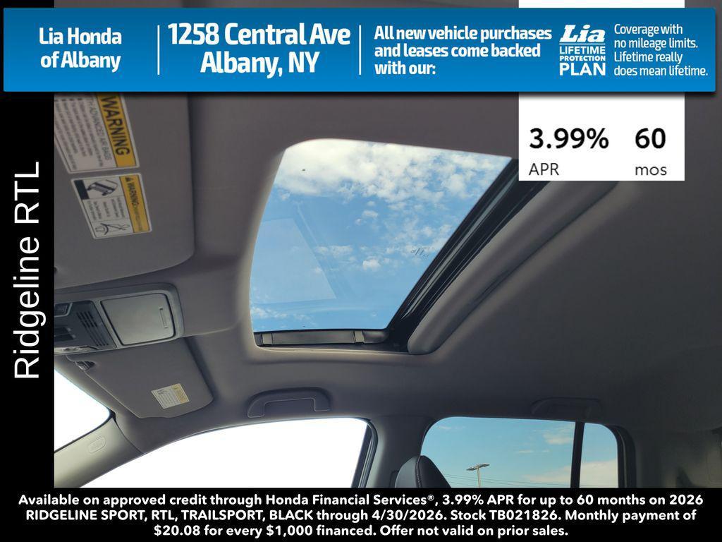 new 2026 Honda Ridgeline car, priced at $46,595