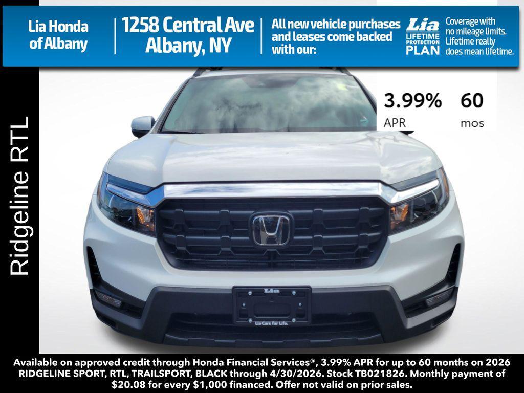 new 2026 Honda Ridgeline car, priced at $46,595
