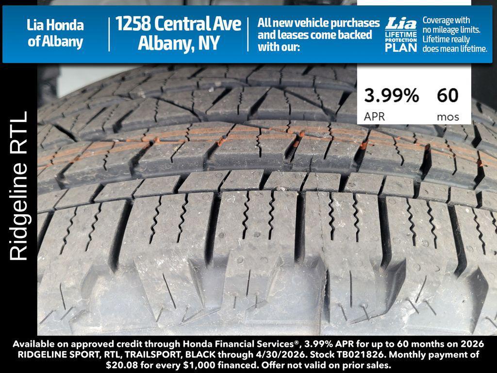 new 2026 Honda Ridgeline car, priced at $46,595