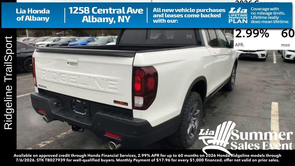 new 2026 Honda Ridgeline car, priced at $47,945