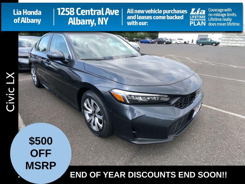 new 2026 Honda Civic car, priced at $25,890
