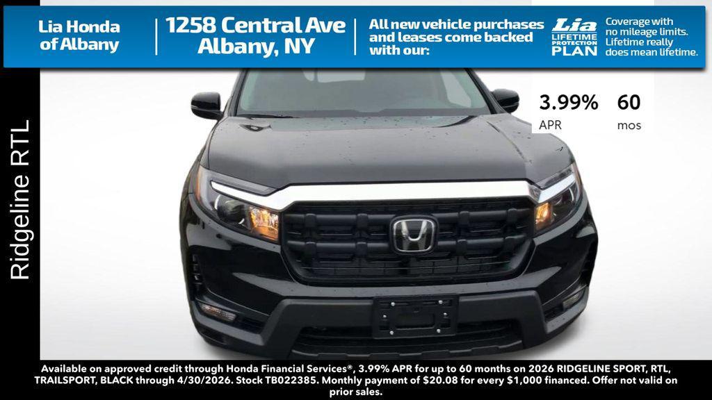 new 2026 Honda Ridgeline car, priced at $45,090