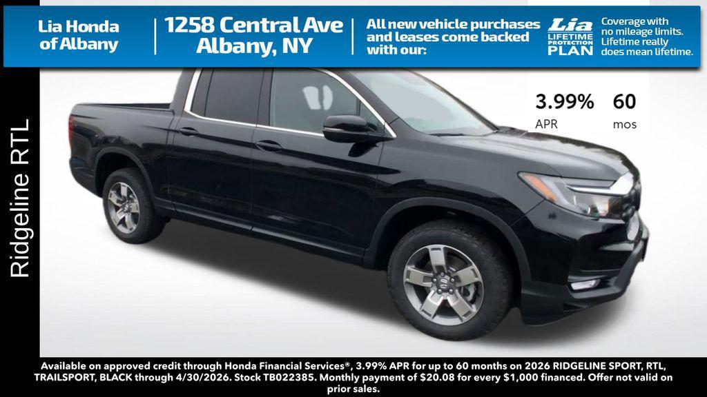 new 2026 Honda Ridgeline car, priced at $45,090
