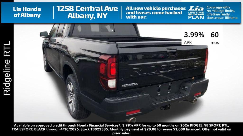 new 2026 Honda Ridgeline car, priced at $45,090