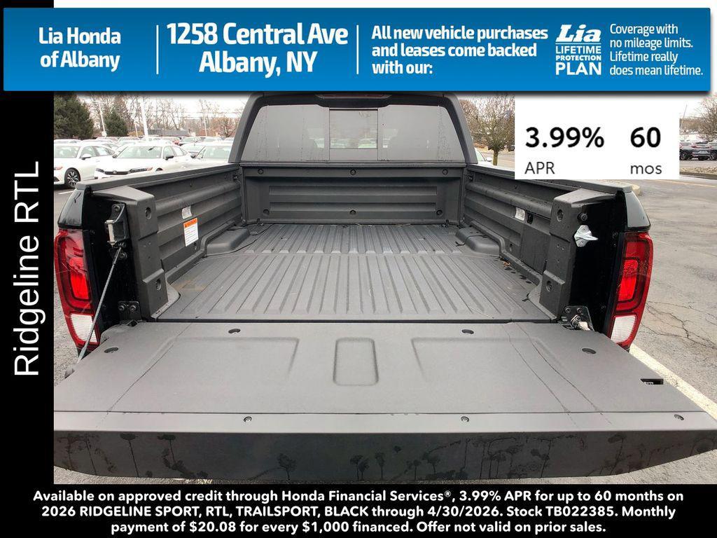 new 2026 Honda Ridgeline car, priced at $45,090