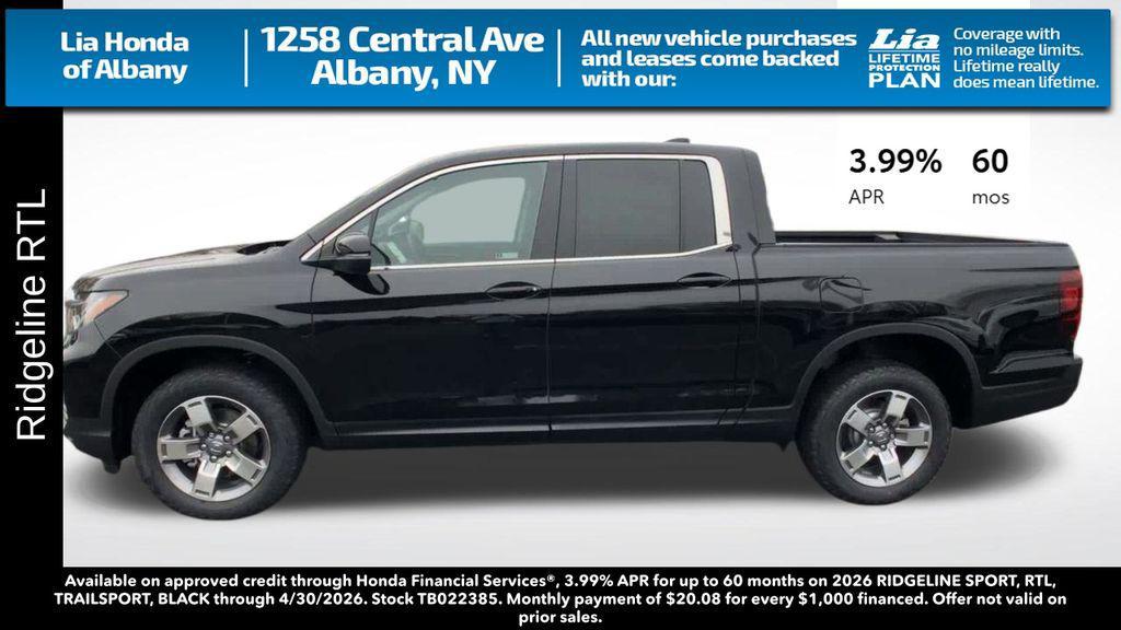 new 2026 Honda Ridgeline car, priced at $45,090