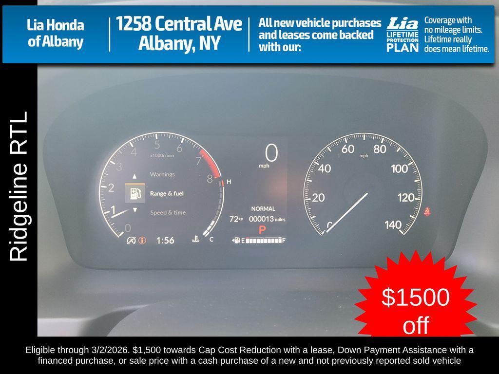 new 2026 Honda Ridgeline car, priced at $45,090