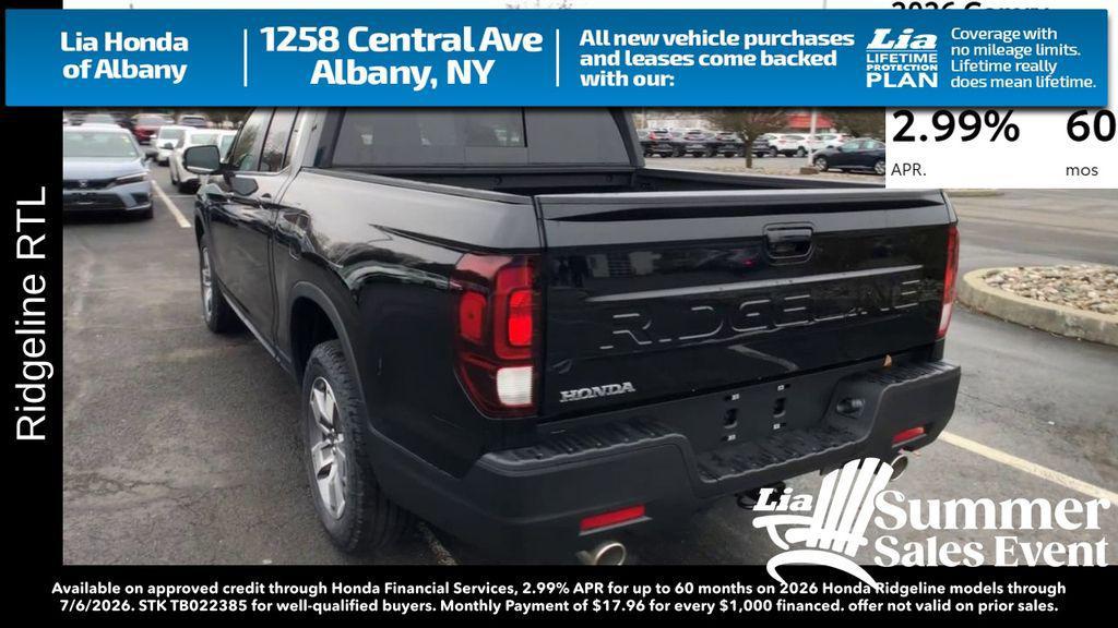 new 2026 Honda Ridgeline car, priced at $45,090