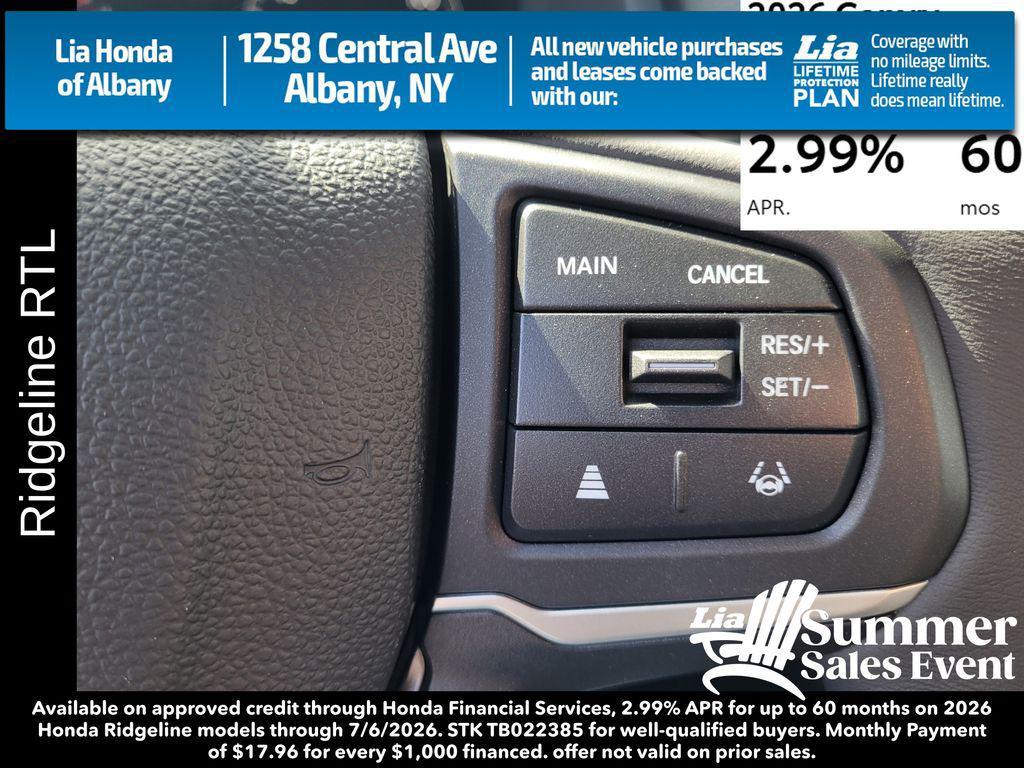 new 2026 Honda Ridgeline car, priced at $45,090