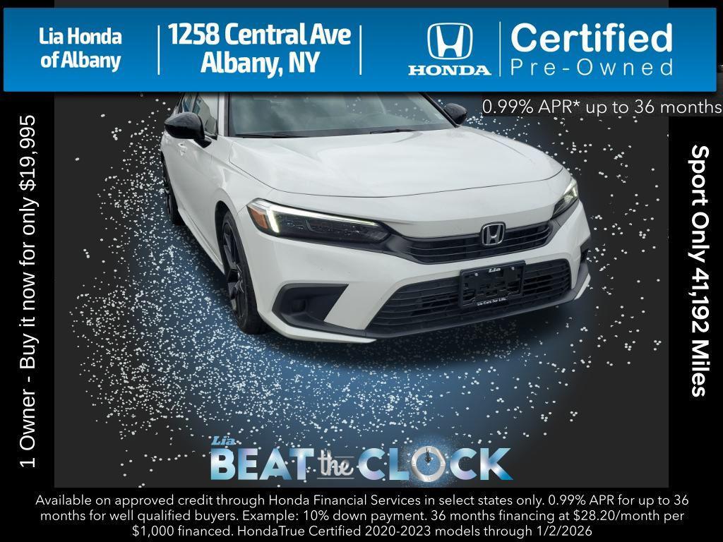 used 2022 Honda Civic car, priced at $19,995