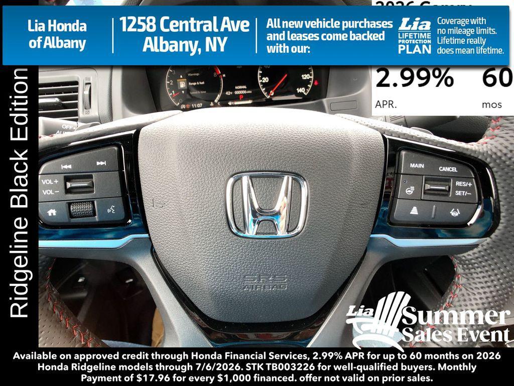 new 2026 Honda Ridgeline car, priced at $49,145