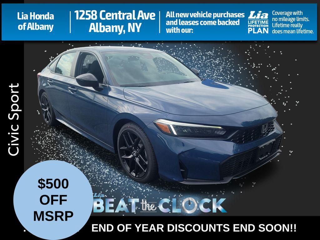 new 2026 Honda Civic car, priced at $28,200