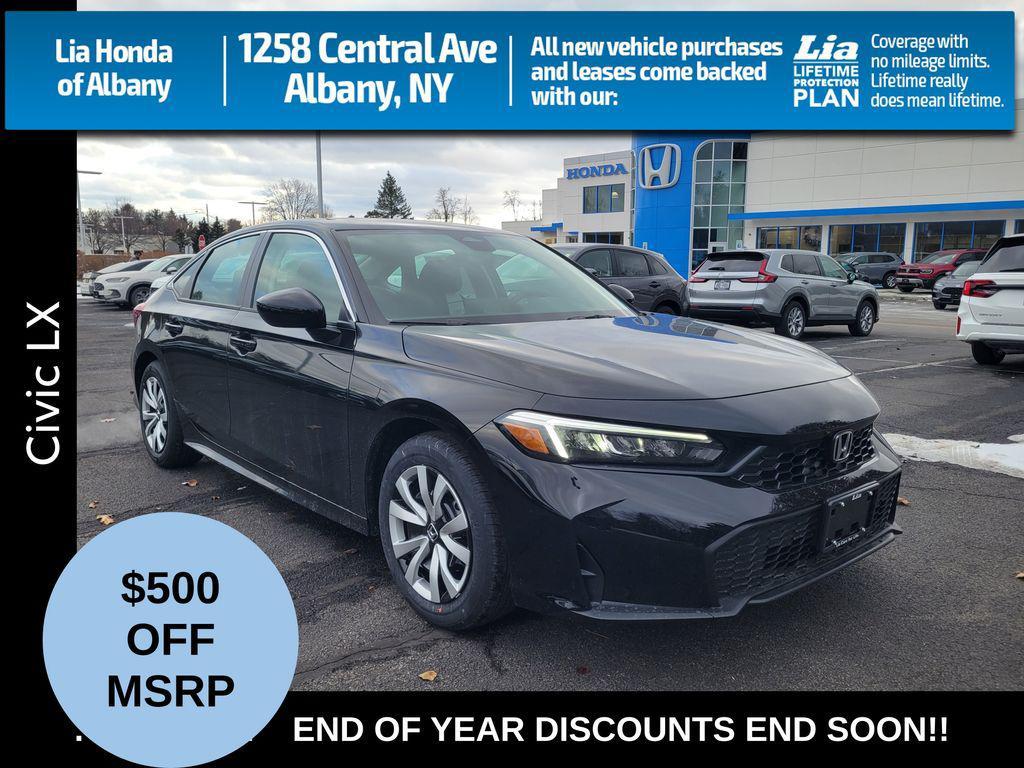 new 2026 Honda Civic car, priced at $25,890