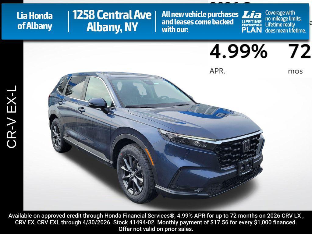 new 2026 Honda CR-V car, priced at $38,350