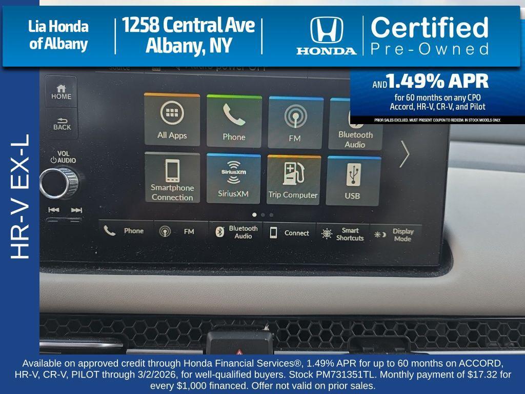 used 2023 Honda HR-V car, priced at $26,895