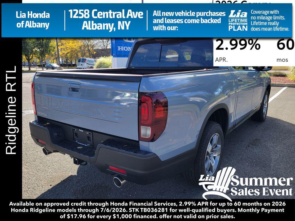 new 2026 Honda Ridgeline car, priced at $45,545
