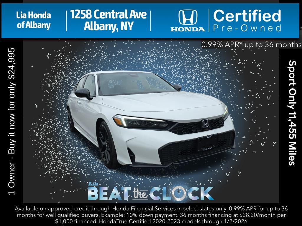 used 2025 Honda Civic car, priced at $24,995