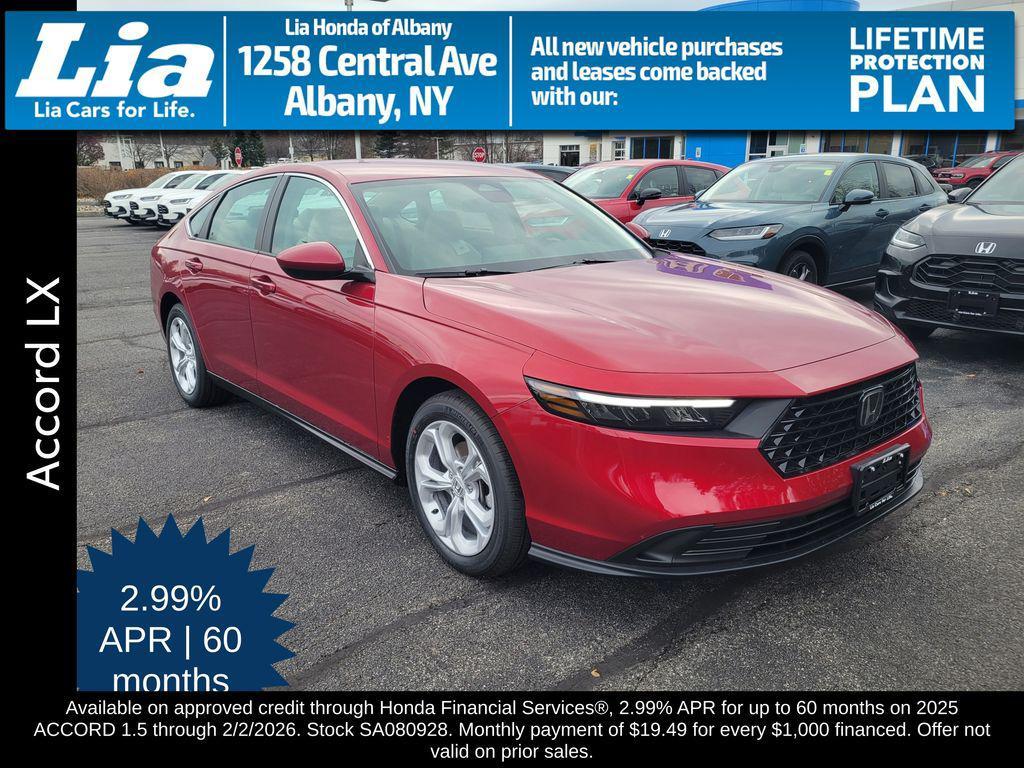 new 2025 Honda Accord car, priced at $29,945