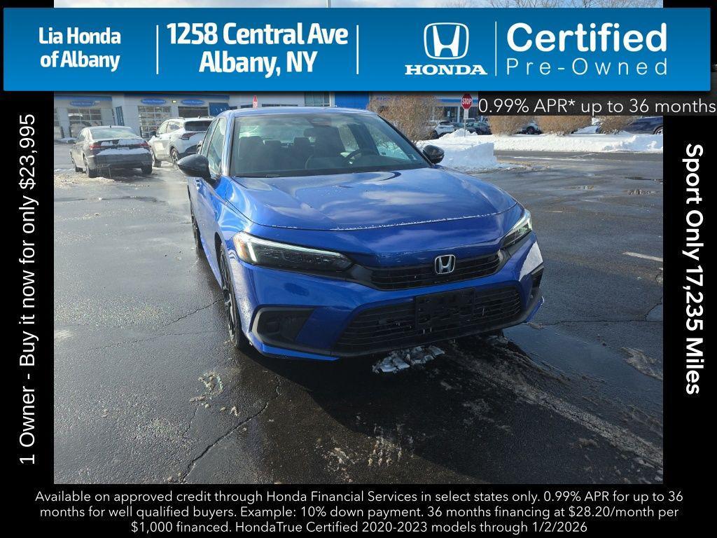 used 2024 Honda Civic car, priced at $23,995