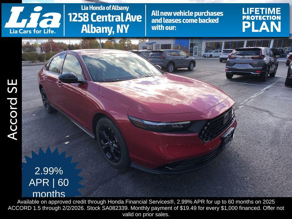 new 2025 Honda Accord car, priced at $32,210