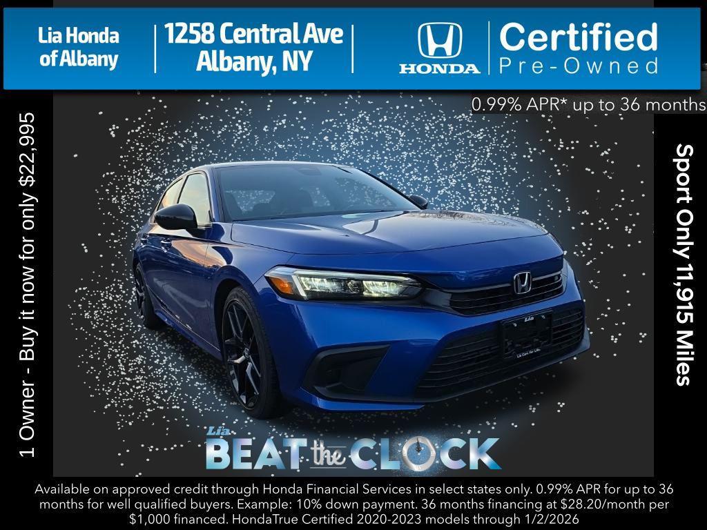 used 2023 Honda Civic car, priced at $22,995