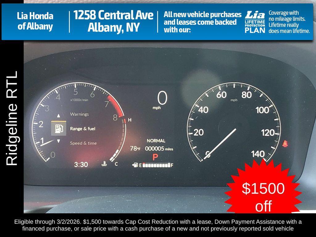 new 2026 Honda Ridgeline car, priced at $45,845