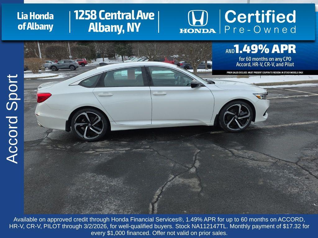 used 2022 Honda Accord car, priced at $26,995