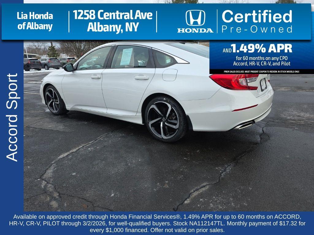 used 2022 Honda Accord car, priced at $26,995
