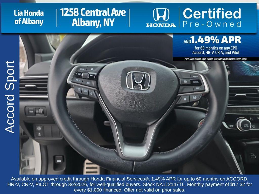 used 2022 Honda Accord car, priced at $26,995