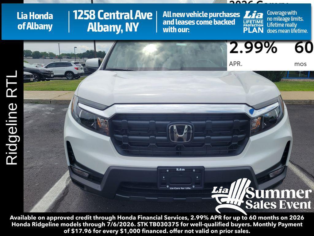 new 2026 Honda Ridgeline car, priced at $45,545