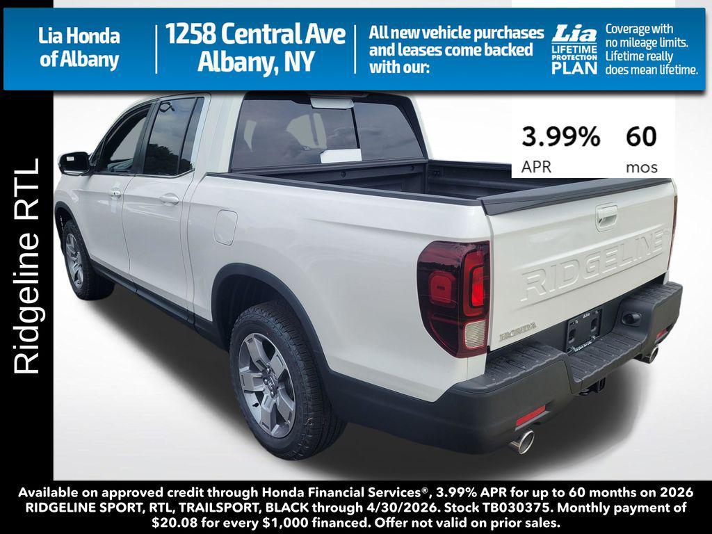 new 2026 Honda Ridgeline car, priced at $45,545